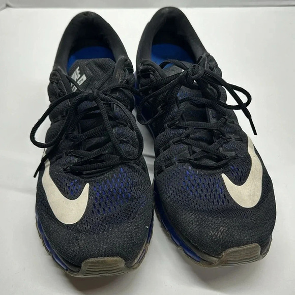 Nike Air Max Sneakers Running Shoes 2016 Black Blue 806771-001 Mens Size 12 - Picture 5 of 10